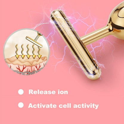 Yeamon 2-in-1 Golden Facial Massager