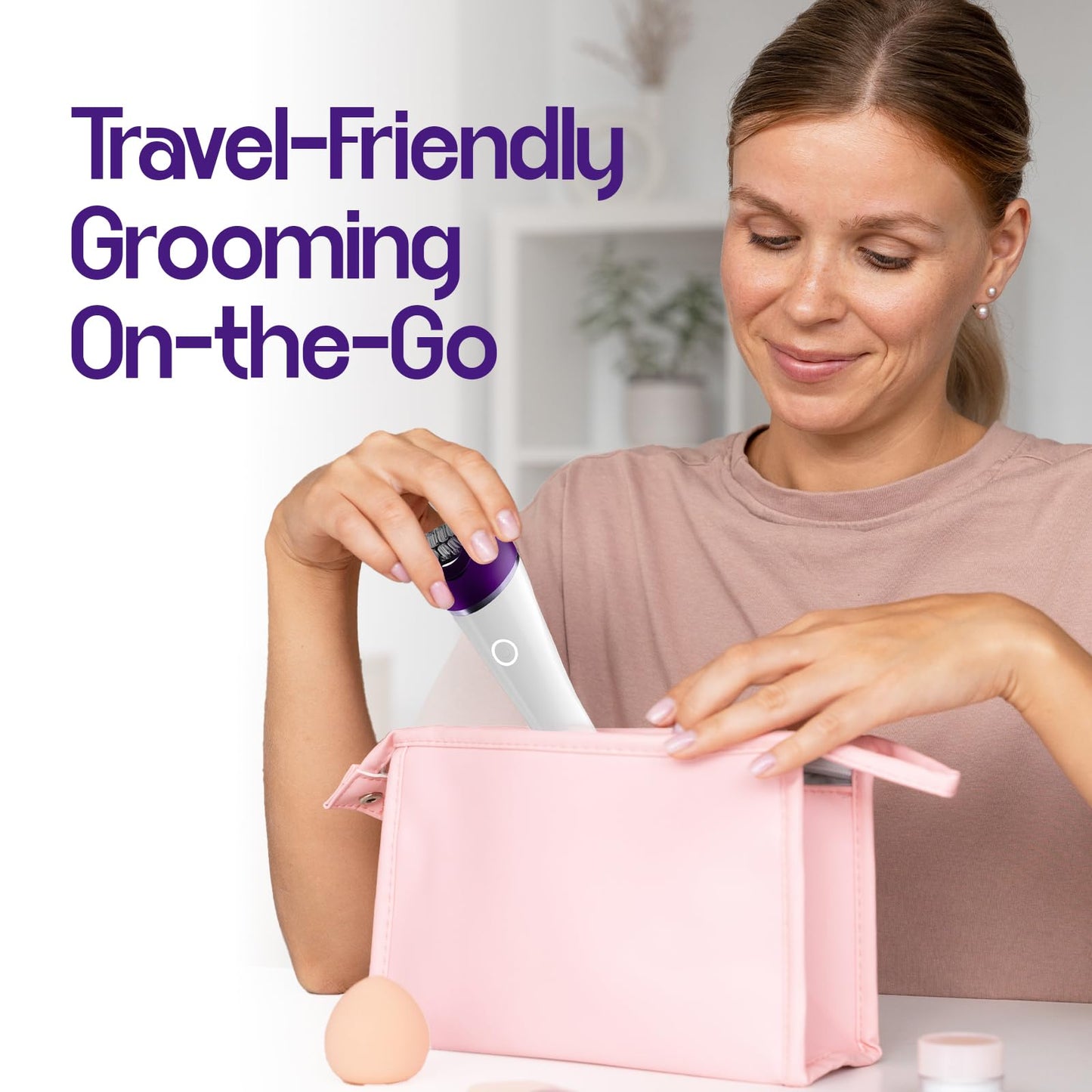 Pursonic 6-in-1 Smooth Glide Epilator for Women