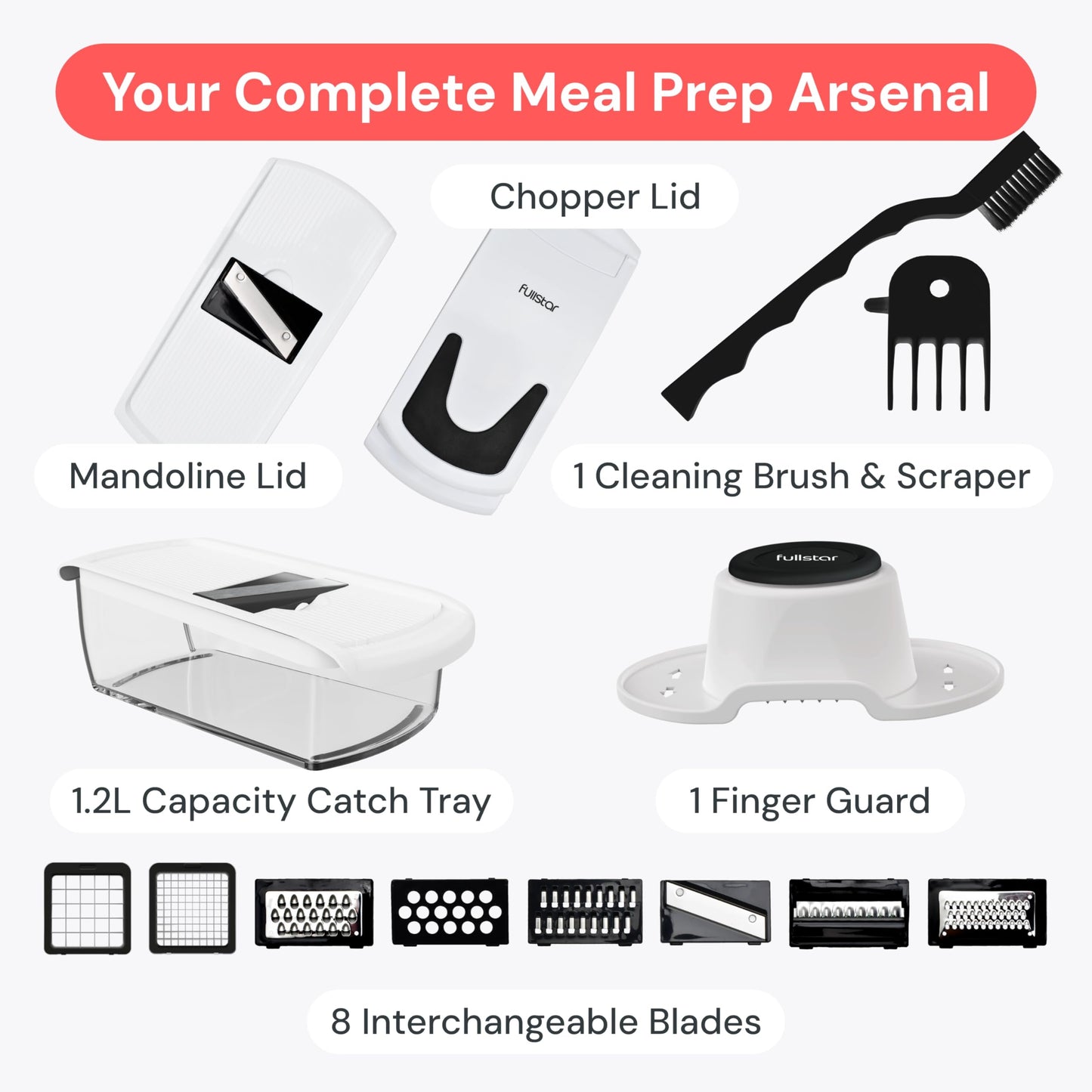 Fullstar Premium Vegetable Chopper and Mandoline Slicer