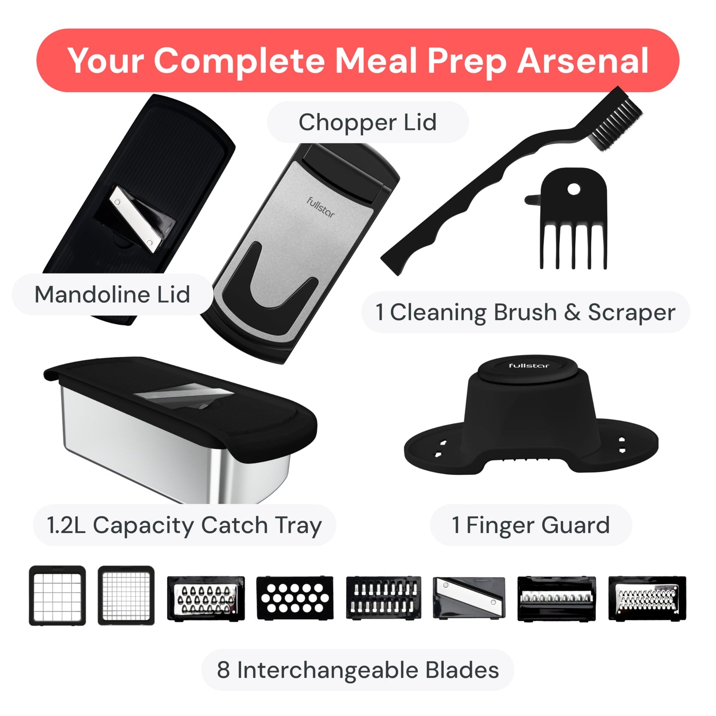Fullstar Premium Vegetable Chopper and Mandoline Slicer